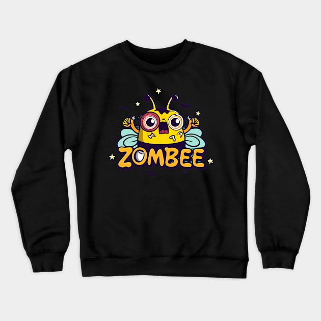 Zombee Crewneck Sweatshirt by nmcreations